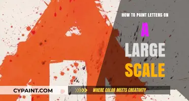 Mastering Large-Scale Letter Painting: Tips, Tools, and Techniques for Success