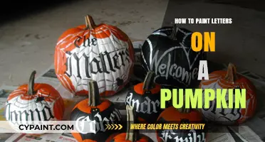 Creative Pumpkin Lettering: Easy Steps to Paint Letters on Pumpkins
