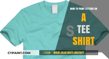 DIY Custom Tee: Easy Steps to Paint Letters on Your Shirt