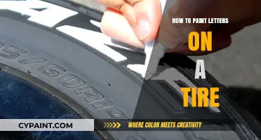 Creative Tire Art: Mastering the Technique of Painting Letters on Rubber
