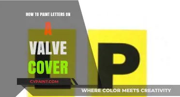 Customizing Your Engine: Painting Letters on Valve Covers Step-by-Step