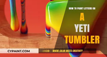 Customizing Your Yeti Tumbler: Easy Steps to Paint Letters Perfectly