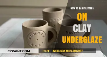 Mastering Clay Lettering: Painting Perfect Letters with Underglaze Techniques