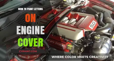 Customizing Your Engine Cover: A Step-by-Step Guide to Painting Letters