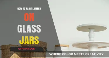 Creative Glass Jar Lettering: Easy Steps to Paint Perfect Letters
