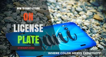 Mastering License Plate Lettering: A Step-by-Step Painting Guide