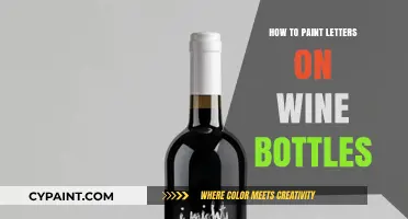 Creative Wine Bottle Lettering: A Step-by-Step Painting Guide