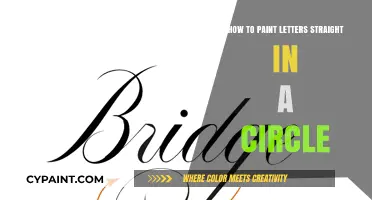 Mastering Circular Lettering: Tips for Painting Straight Letters in a Circle