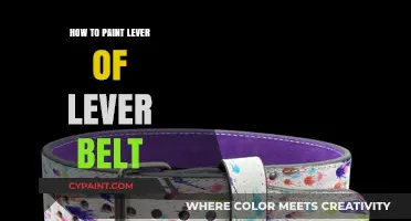 Mastering the Art: Painting Your Lever Belt's Lever Step-by-Step