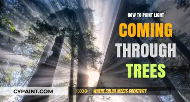 Mastering the Art of Painting Light Filtering Through Trees