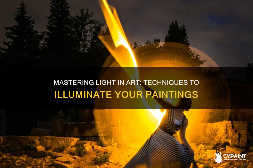 how to paint light in a painting