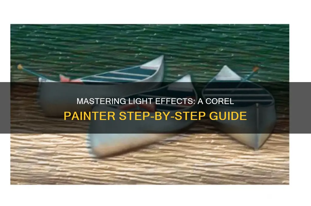 how to paint lights on corel painter