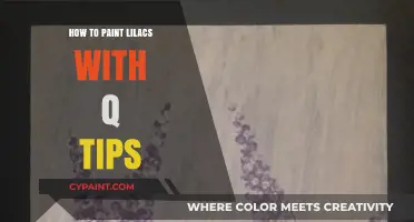 Master Q-Tip Painting: Create Stunning Lilac Art with Ease