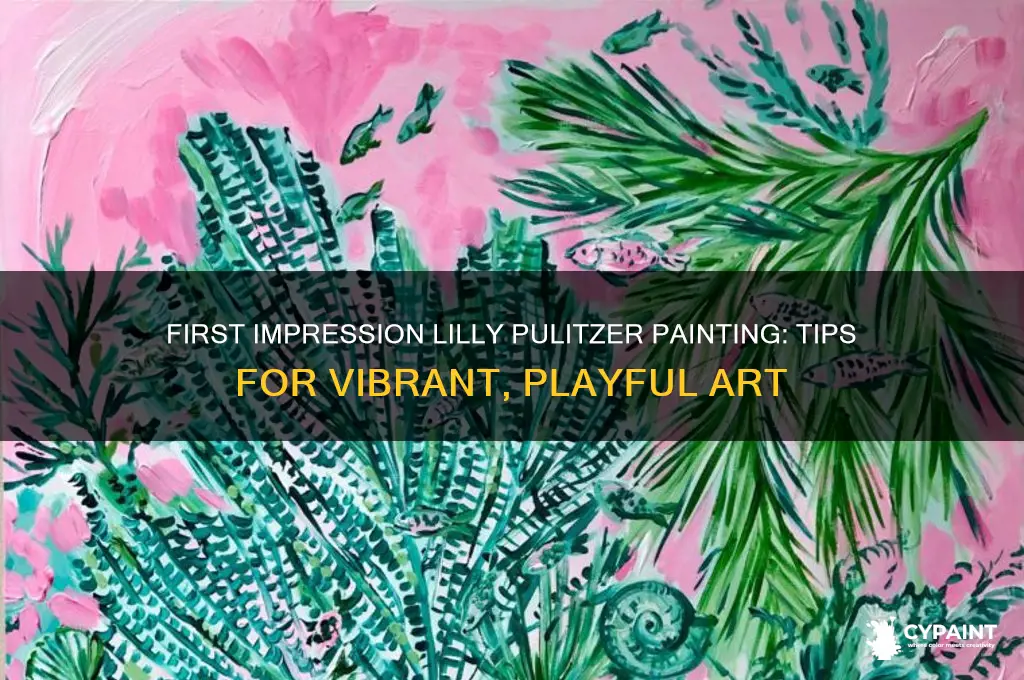 how to paint lilly pulitzer first impression