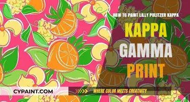 Creating the Lilly Pulitzer Kappa Gamma Print