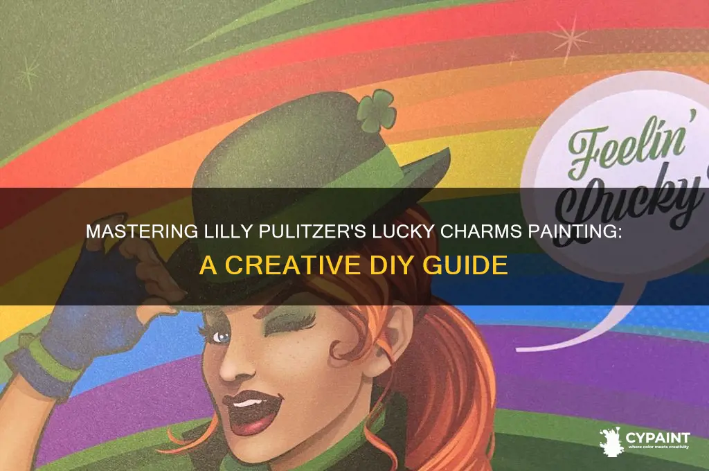how to paint lilly pulitzer lucky charms