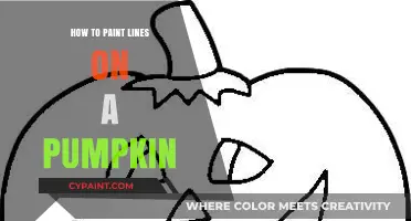 Creative Pumpkin Decor: Mastering the Art of Painting Perfect Lines