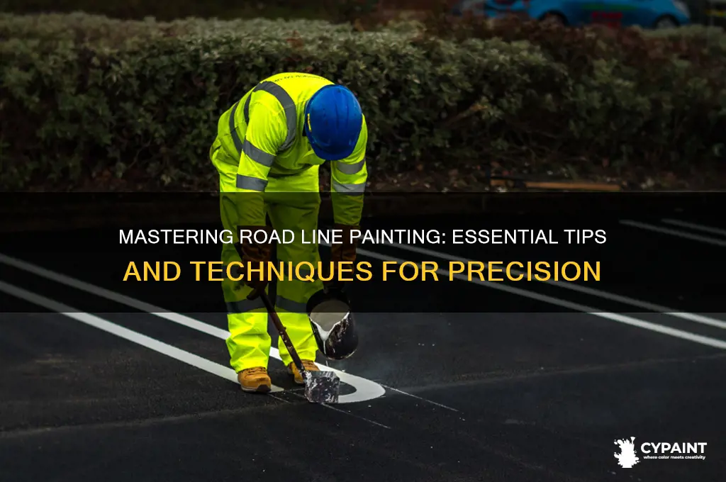 how to paint lines on the road