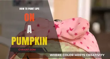 Creative Pumpkin Decor: Painting Realistic Lips in Easy Steps