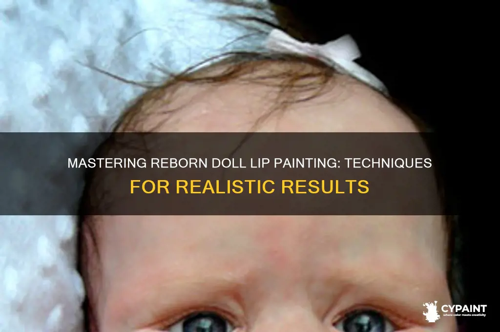 how to paint lips on a reborn doll