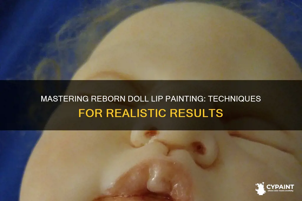 how to paint lips on reborn dolls