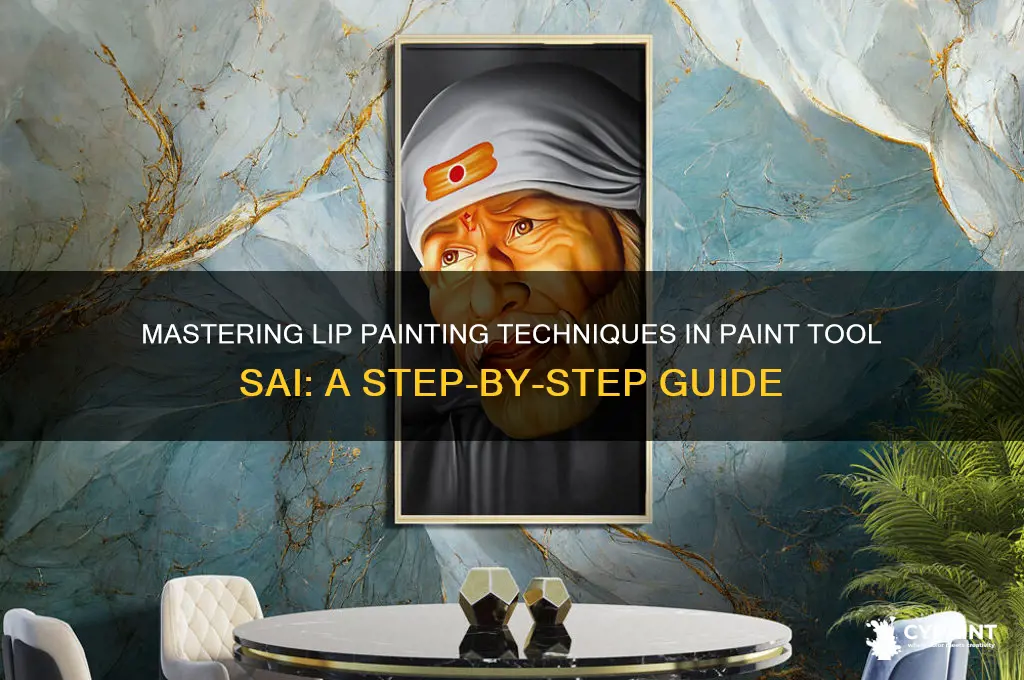 how to paint lips paint tool sai
