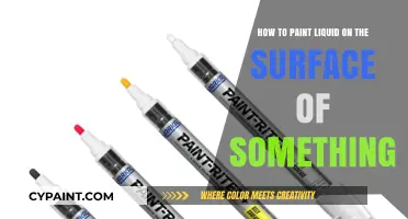 Mastering the Art of Painting Liquids on Surfaces