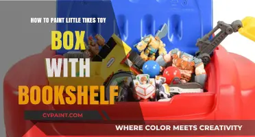 Transforming a Little Tikes Toy Box: Paint and Bookshelf Makeover