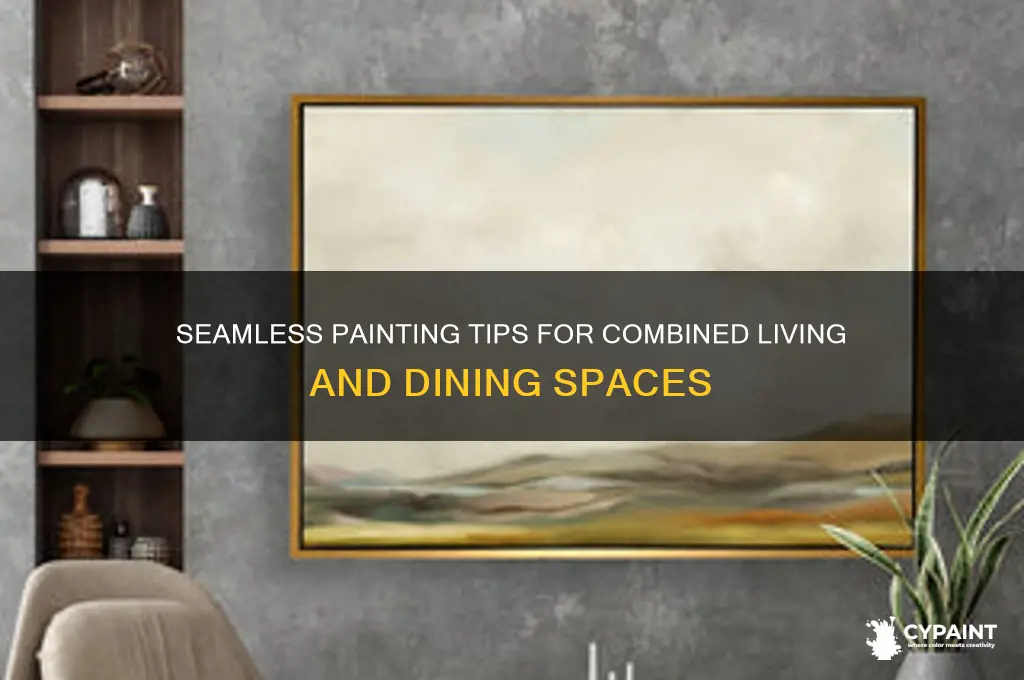 how to paint living room and dining room in one