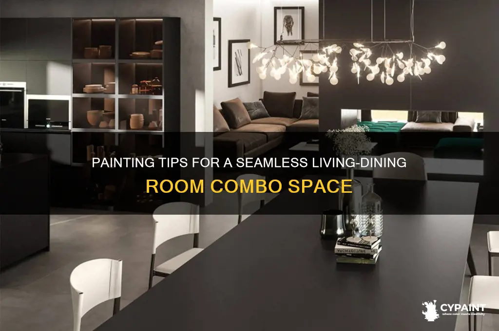how to paint living room dining room combo