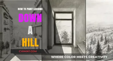 Mastering Perspective: Painting a Downhill View with Ease and Precision