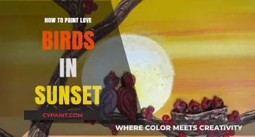 Painting Love Birds at Sunset: A Step-by-Step Guide