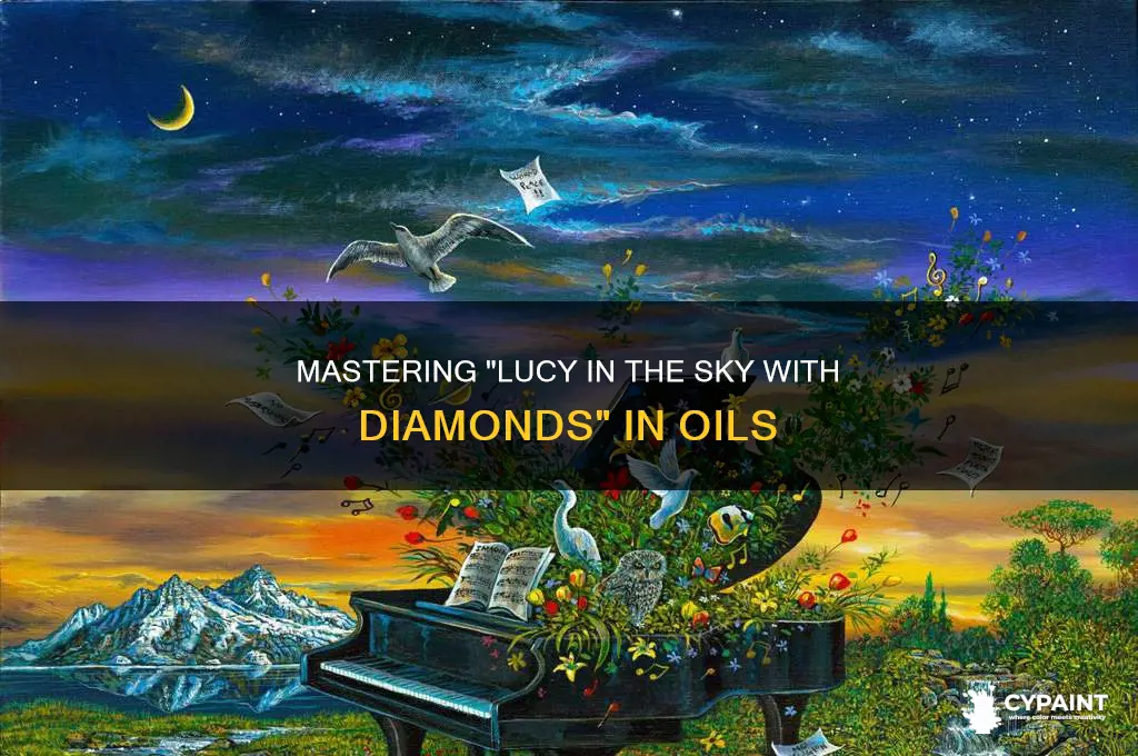 how to paint lucy in the sky with diamonds