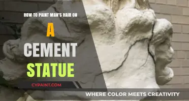 Painting Realistic Male Hair on Cement Statues: Techniques and Tips