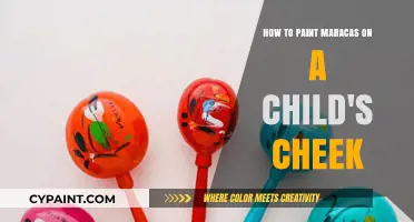 Creating Maracas Cheek Art for Kids