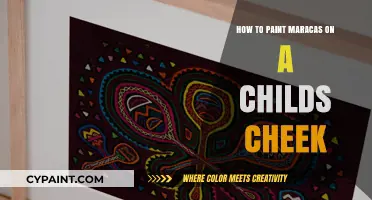 Fun & Easy Guide to Painting Maracas on a Child's Cheek