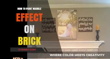 Mastering Marble: Transforming Brick Surfaces with Paint Techniques