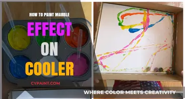 Mastering Marble: Easy Steps to Paint a Cooler with Realistic Effect