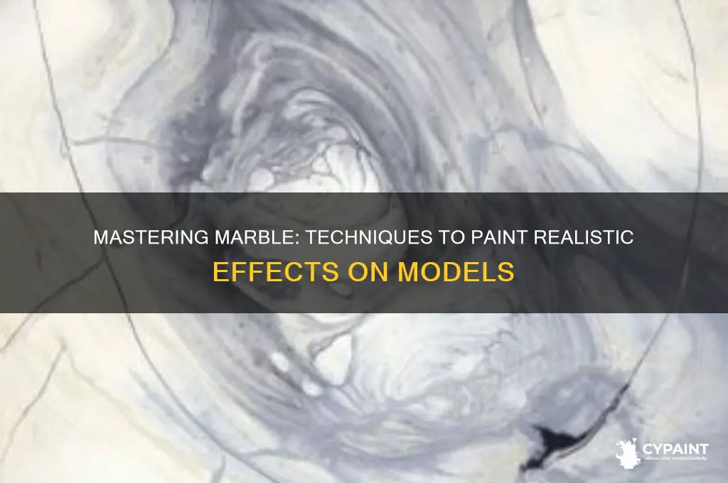 how to paint marble effect on models