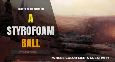 Painting Mars: Styrofoam Ball Art Tutorial for Beginners
