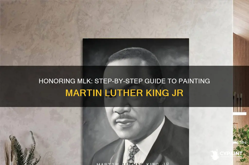 how to paint martin luther king jr