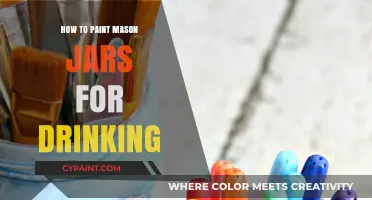 Creative Mason Jar Painting: Transforming Jars into Stylish Drinkware