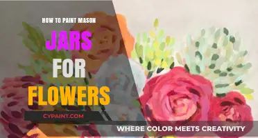 Creative Mason Jar Painting Ideas for Beautiful Flower Displays