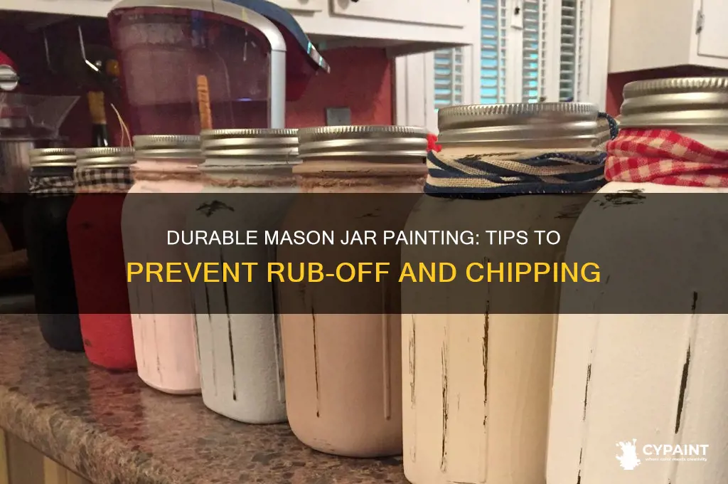 how to paint mason jars so they don