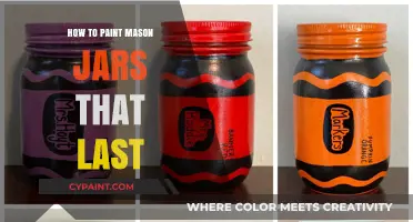 Durable DIY: Painting Mason Jars for Long-Lasting Beauty and Use