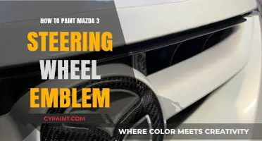 DIY Guide: Painting Your Mazda 3 Steering Wheel Emblem Perfectly