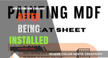 The Perfect Paint Job: MDF Stair Skirt Transformation