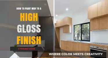 Achieving a High-Gloss Finish When Painting MDF