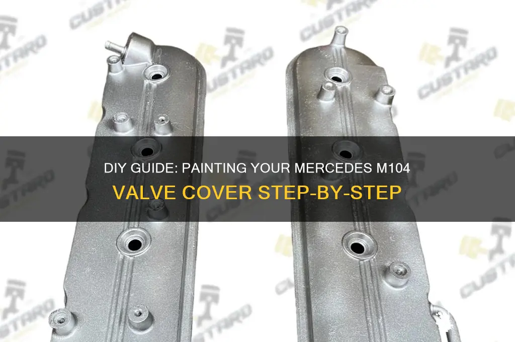 how to paint mercedes m104 valve cover