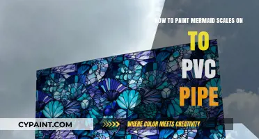Creating Magical Mermaid Scales on PVC Pipes